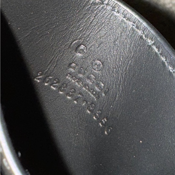 Gucci Micro Guccissima Black Leather Card Case Card Holder Authentic No Box - Picture 3 of 3